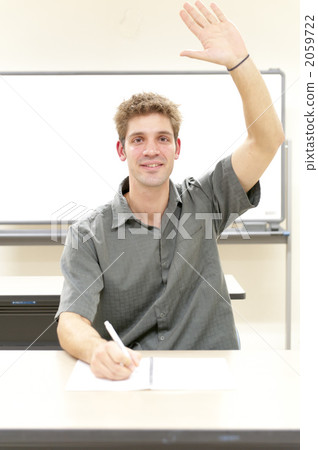 舉手 白板 外語 2059722