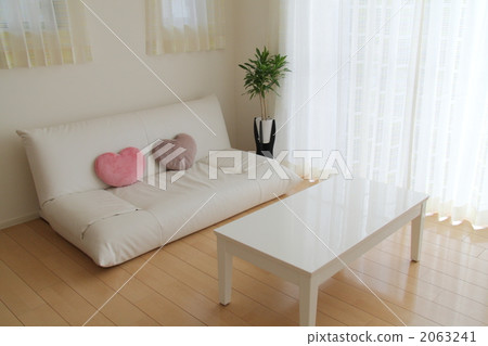 Living room and heart cushion Living room and heart cushion 2063241
