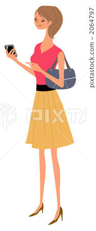 Woman using a smartphone Woman using a smartphone 2064797