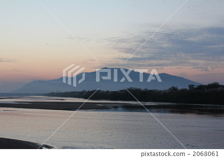 哈卡瓦河 島根縣 日落 2068061