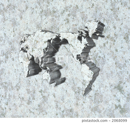 Natural stone world map Natural stone world map 2068099