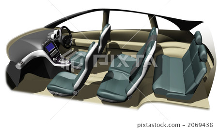 Inside the car Inside the car 2069438