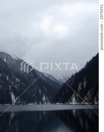 雪山 九寨溝 湖泊 2070451