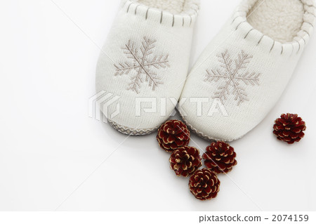 Pine cones and slippers 2074159