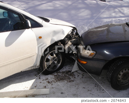 auto accident, car crash, collision 2074843
