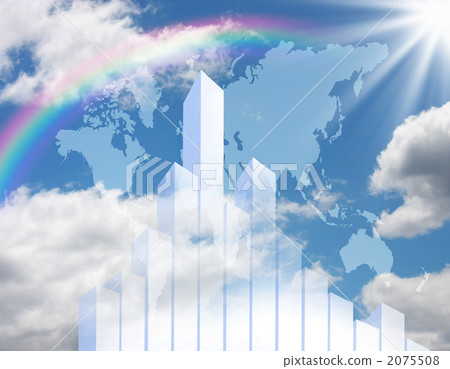 業務發展增長日本地圖世界地圖發展飛躍 2075508