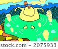 open-air bath, person, hot spring 2075933