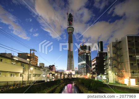 希望從Tokawa河的東京天空樹 希望從Tokawa河的東京天空樹 2077969