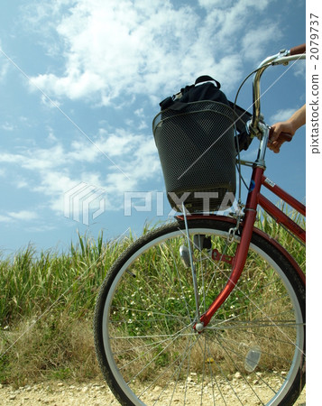 Bike blue sky walk walk health Bike blue sky walk walk health 2079737