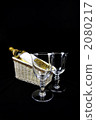 Wineglass and white wine 2080217