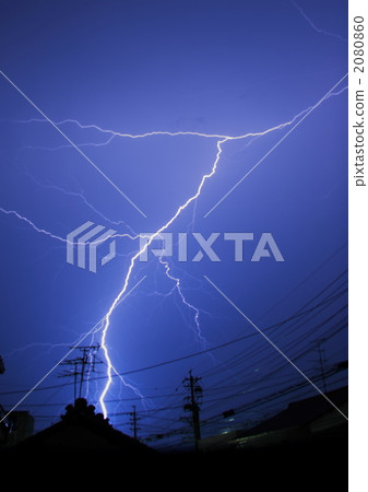 lightning strike, thunderbolt, thunder 2080860