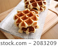 Freshly baked Belgian waffle 2083209