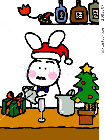Usagi chan Santa Bartender 2083307