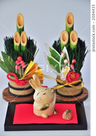 mascot, lucky charm, new year's pine decoration 2084435