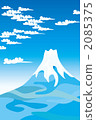 Blue sky and Mt. Fuji 2085375