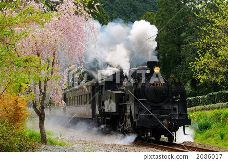 Branded cherry blossoms and steam locomotives Branded cherry blossoms and steam locomotives 2086017