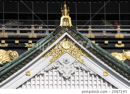 Osaka Castle Close-up - Stock Photo [2087245] - PIXTA