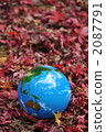 Autumn leaves and the earth c 2087791