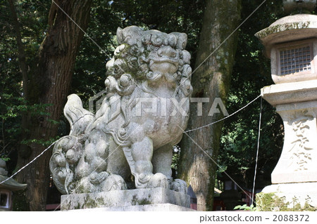 komainu, guardian lion-dogs, stone statue 2088372