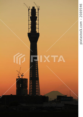 天空樹和富士山 天空樹和富士山 2089546