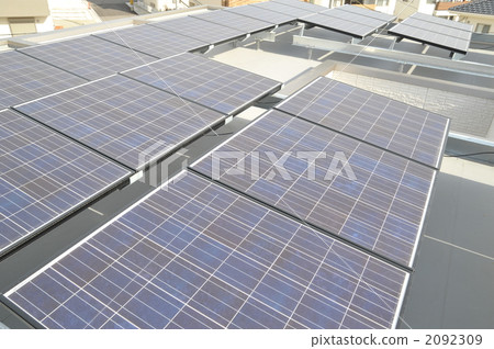平屋頂固定式太陽能電池板 平屋頂固定式太陽能電池板 2092309