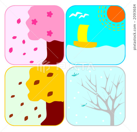 Spring summer autumn winter - Stock Illustration [2093684] - PIXTA