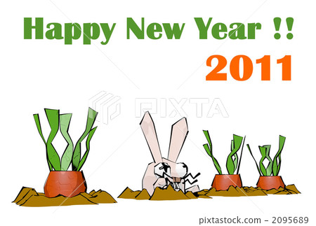 Chokai / Comical Rabbit的角色新年賀卡2011 Chokai / Comical Rabbit的角色新年賀卡2011 2095689