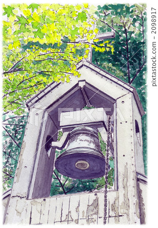 水彩畫教會輕井澤 水彩畫教會輕井澤 2098917