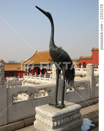 世界遺產·紫禁城（紫禁城）大正登的銅鶴 2101278