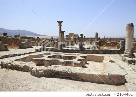 World Heritage Volubilis Ruins Northern Baths 2104401