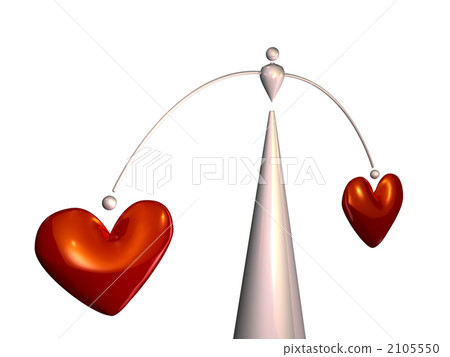Image representing the balance of love CG 2105550