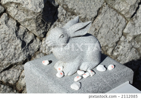 Stone statue of Hakuto Shrine 2112085