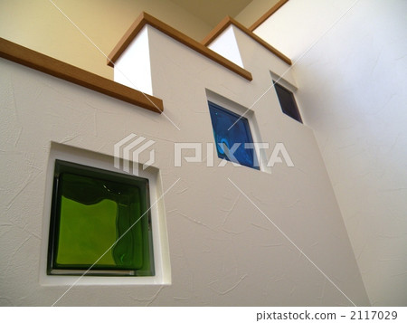 Staircase handrail glass block Staircase handrail glass block 2117029