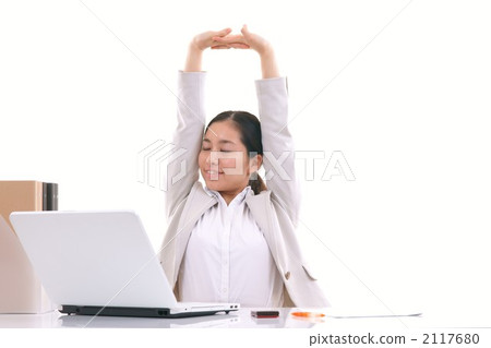 New employee to take a break (Model: Yuko Iimoto) 2117680