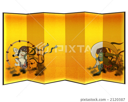 Fujin Raijin painting Fujin Raijin painting 2120387