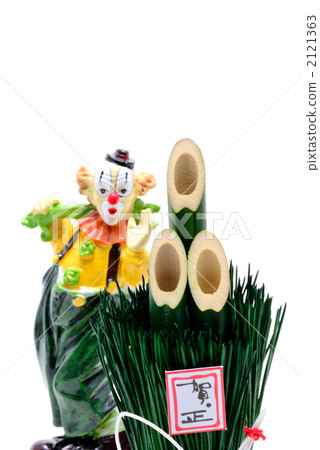funny, facetious, new year's pine decoration 2121363