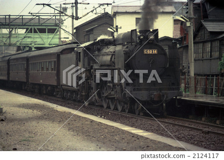 Showa 43 summer Tohoku main line Misawa station C 60 2124117