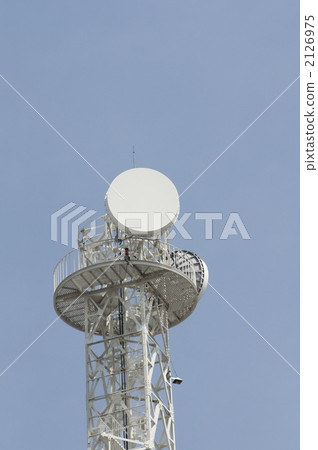White communication tower White communication tower 2126975