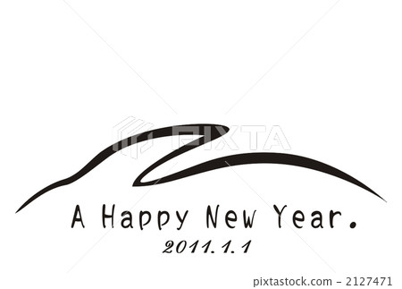 New Year's rabbit monochrome New Year's rabbit monochrome 2127471