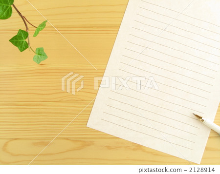 文具和筆[寫信] [複製空間自然的味道]（旁邊） 2128914