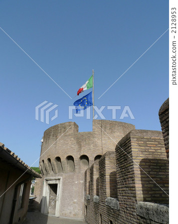 Castle Sant'Angelo · National flag Castle Sant'Angelo · National flag 2128953