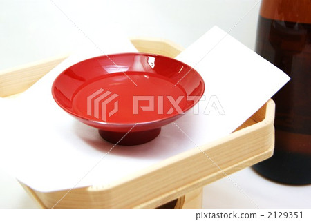 vermilion-lacquered object, annual function, spiced sake 2129351