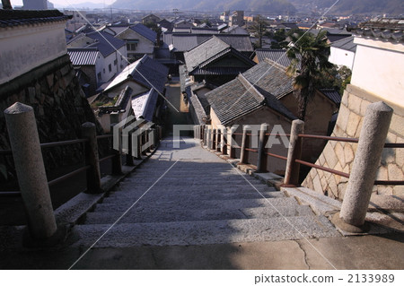 hsi fang temple, stone steps, street 2133989