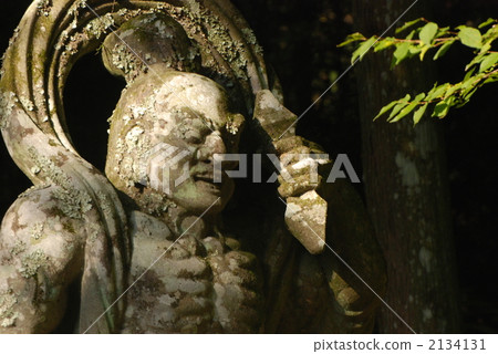 守護天神鵰像 石像 二子寺 2134131