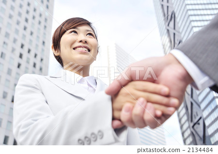 business woman, businesswoman, negotiations 2134484