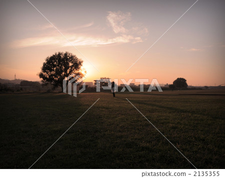 sunset, human, person 2135355