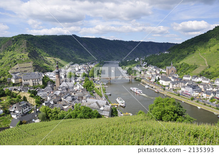 German Cochem View from Reichsburg castle German Cochem View from Reichsburg castle 2135393