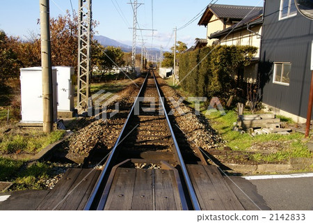 The track of Nagano Electric Railway The track of Nagano Electric Railway 2142833