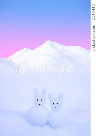 雪山和雪兔 2143446