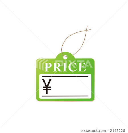Illustration of eco image price tag Illustration of eco image price tag 2145228